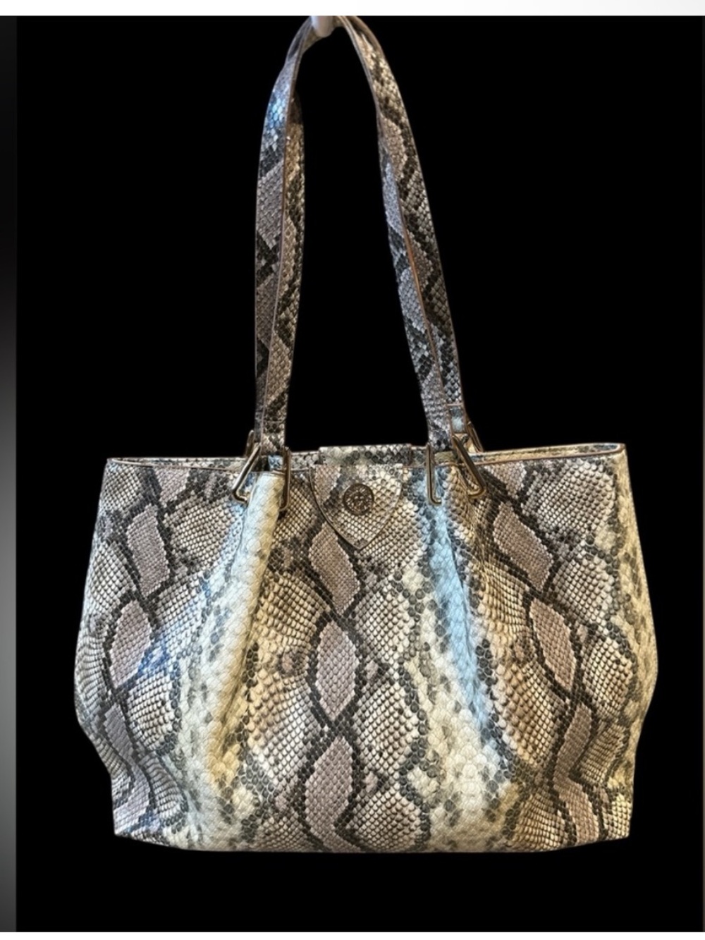 Anne Klein Python-Print Tote Bag in Neutral Tones - Women Bags
